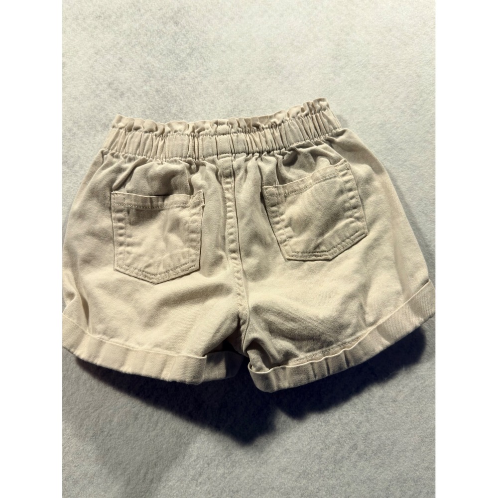 Nautica Girls Khaki Chino Shorts Tan Elastic Waist Cotton Size 6X NSRGC02R-120 - Picture 2 of 4